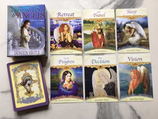 Saints and Angels Oracle Cards by Doreen Virtue (Original, extremely rare)